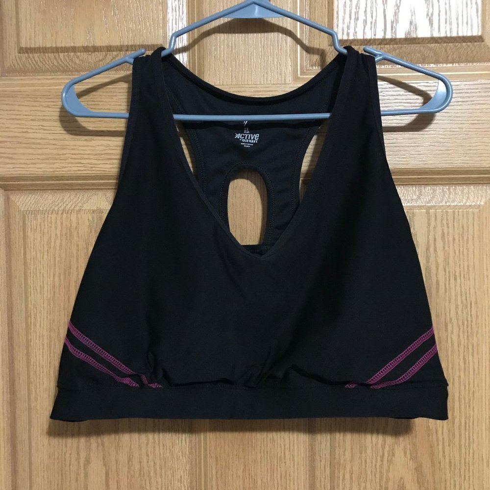 Active by Old Navy black/pink sports bra 2X